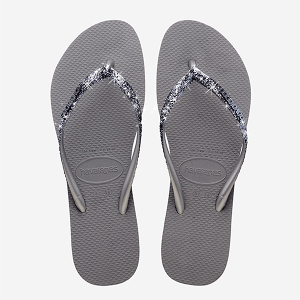 Havaianas Slim Glitter II grigie