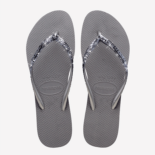 Havaianas Slim Glitter II grigie