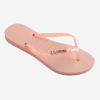 Havaianas Slim Glitter Flourish rosa