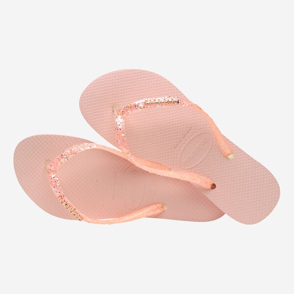 Havaianas Slim Glitter Flourish rosa