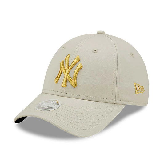 Cappellino 9FORTY Regolabile New York Yankees Metallic Logo Donna Panna