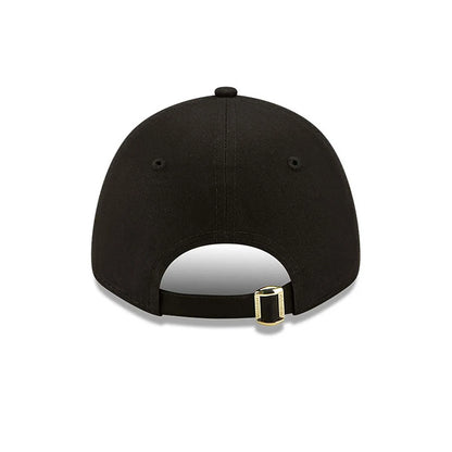 Cappellino 9FORTY New York Yankees Logo Metallizzato Donna Nero