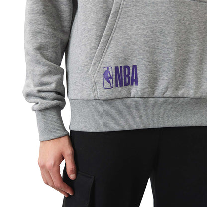 Felpa con cappuccio LA Lakers NBA Team Logo grigia