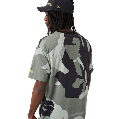 T-Shirt oversize New Era Graphic Camo Print Nera