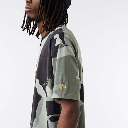 T-Shirt oversize New Era Graphic Camo Print Nera