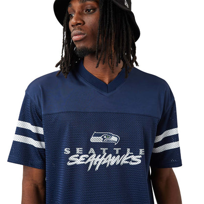 Maglia Jersey Seattle Seahawks NFL Script Blu