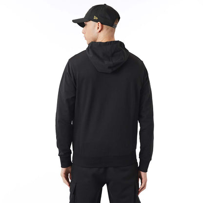 Felpa con cappuccio LA Lakers NBA Foil nera