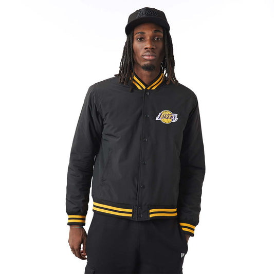 Bomber LA Lakers NBA Logo Nero