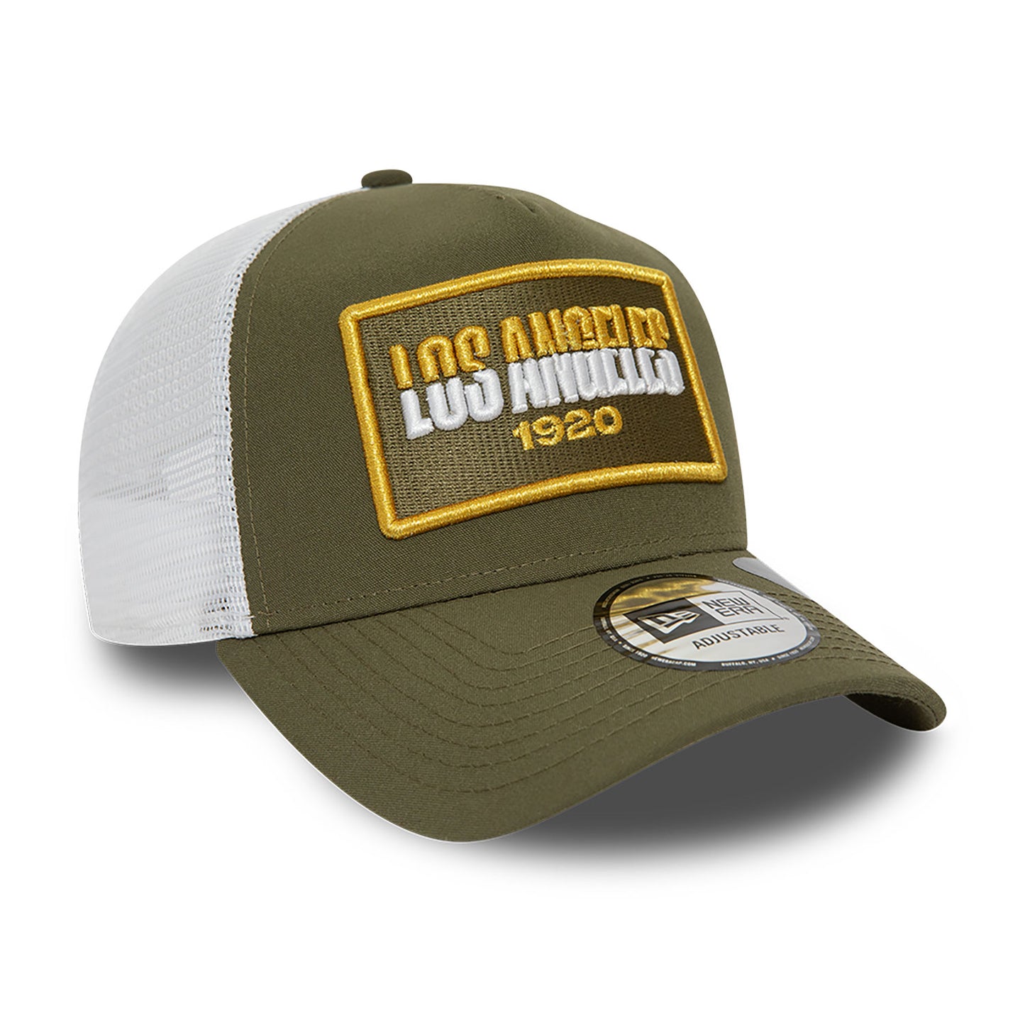 Cappellino A-Frame Trucker New Era Repreve USA State Nero