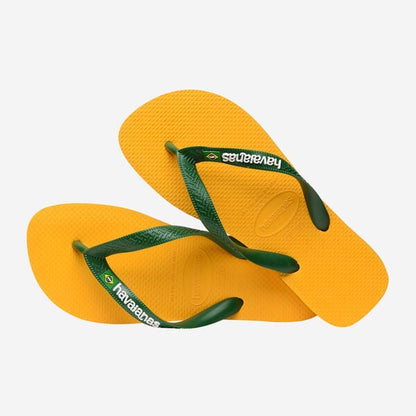 Havaianas Brasil Logo Pop Yellow