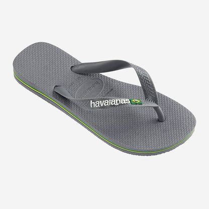 Havaianas Brasil Logo Steel Grey
