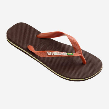 Havaianas Brasil Logo marrone