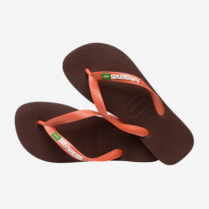 Havaianas Brasil Logo marrone