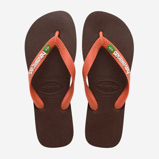 Havaianas Brasil Logo marrone