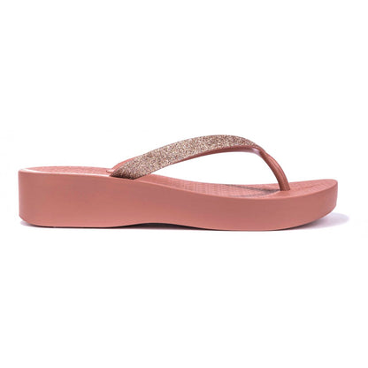 Ipanema mesh chic platform bronzo