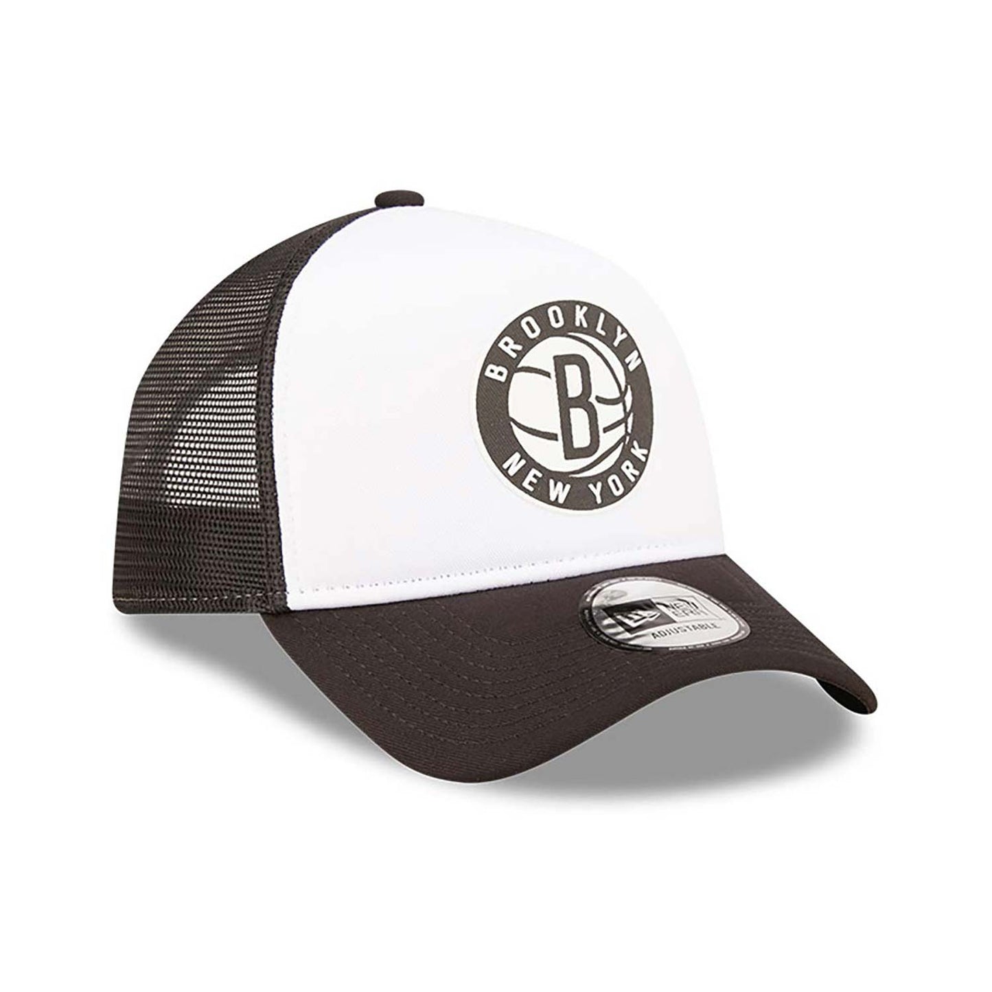 Cappellino A-Frame Trucker Block Brooklyn Nets Team Color bianco