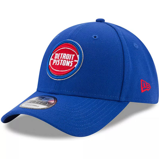 Cappellino visiera curva blu regolabile 9FORTY The League di Detroit Pistons NBA