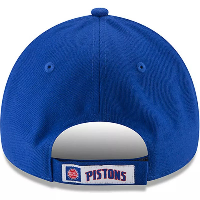 Cappellino visiera curva blu regolabile 9FORTY The League di Detroit Pistons NBA