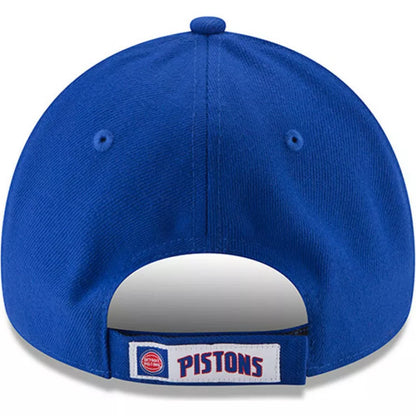 Cappellino visiera curva blu regolabile 9FORTY The League di Detroit Pistons NBA