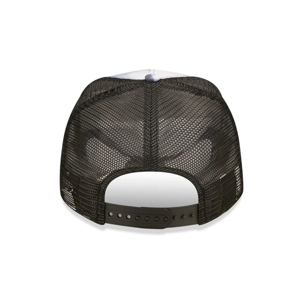 Cappellino A-Frame Trucker Chicago Bulls Cloud All Over Print Grigio