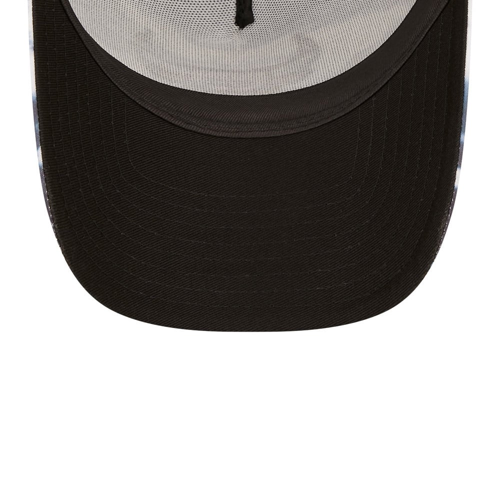 Cappellino A-Frame Trucker Chicago Bulls Cloud All Over Print Grigio