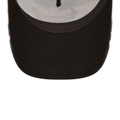 Cappellino A-Frame Trucker Chicago Bulls Cloud All Over Print Grigio