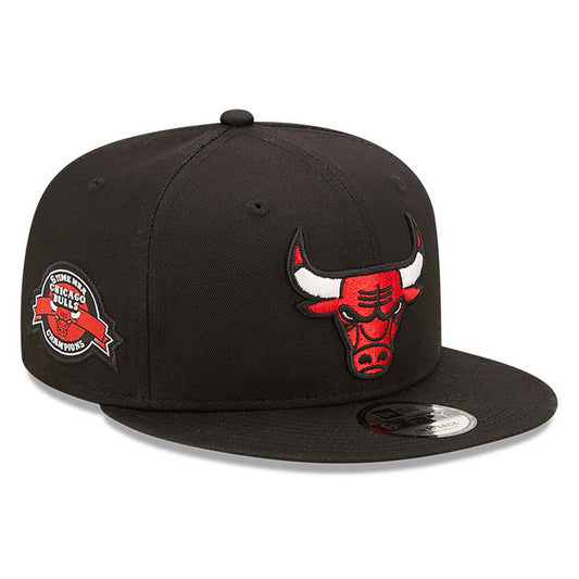 Cappellino 9FIFTY Snapback Chicago Bulls Team Patch Nero