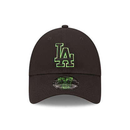 Cappellino 9FORTY Regolabile LA Lakers Neon Outline Nero