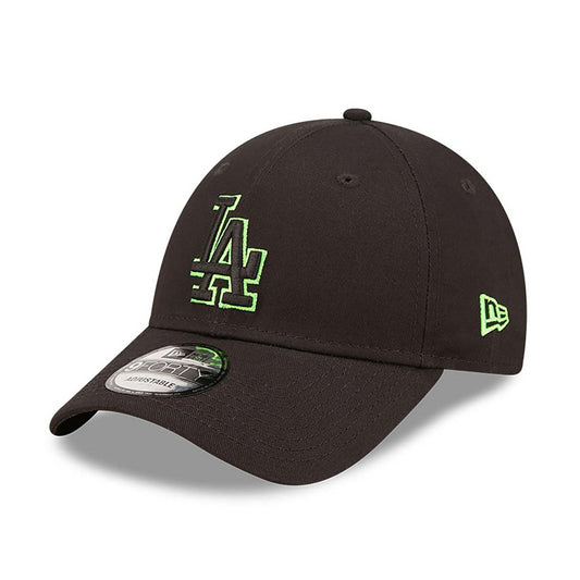 Cappellino 9FORTY Regolabile LA Lakers Neon Outline Nero