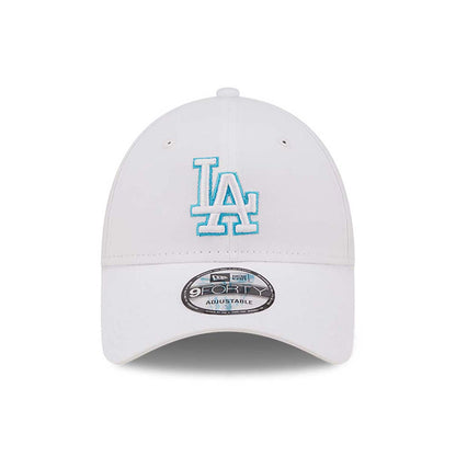 Cappellino 9FORTY Regolabile LA Lakers Neon Outline Bianco