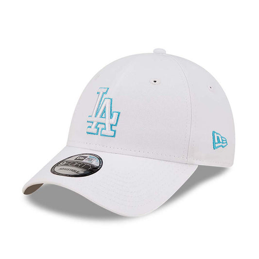 Cappellino 9FORTY Regolabile LA Lakers Neon Outline Bianco
