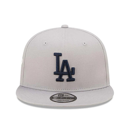 Cappellino 9FIFTY Snapback LA Dodgers Team Side Patch Grigio