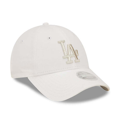Cappellino 9FORTY Regolabile LA Dodgers Metallic Logo Donna Bianco
