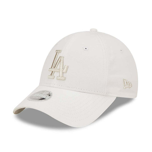 Cappellino 9FORTY Regolabile LA Dodgers Metallic Logo Donna Bianco