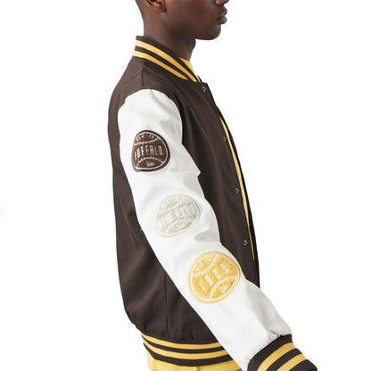 Giacca Varsity New Era Heritage Marrone