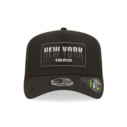 Cappellino A-Frame Trucker New Era Repreve USA State Nero