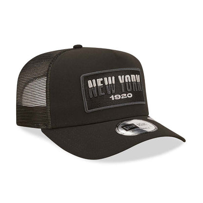 Cappellino A-Frame Trucker New Era Repreve USA State Nero