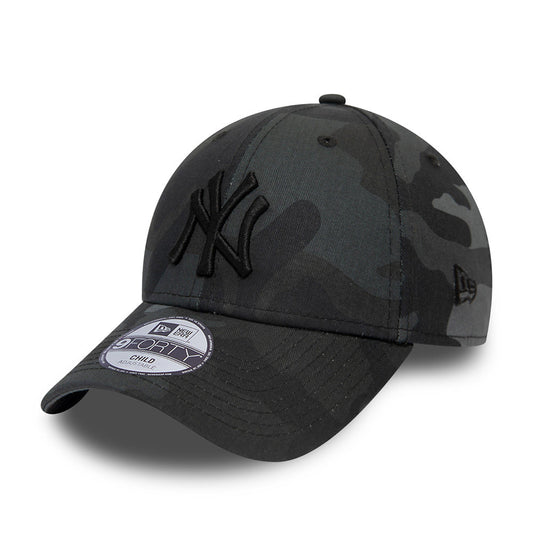 Cappellino 9FORTY Regolabile New York Yankees Bambino Grigio Camo