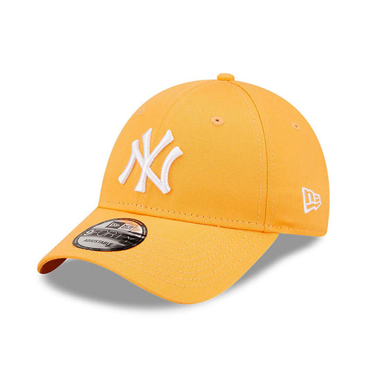 Cappellino 9FORTY Regolabile New York Yankees League Essential Arancione chiaro