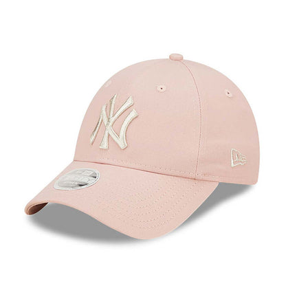 Cappellino 9FORTY Regolabile New York Yankees Metallic Logo Donna Rosa