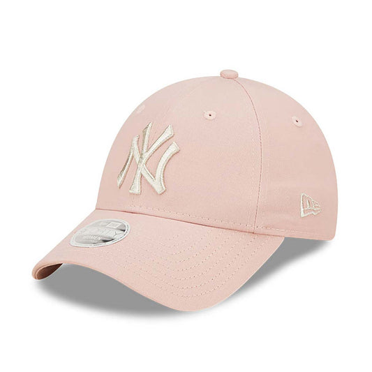 Cappellino 9FORTY Regolabile New York Yankees Metallic Logo Donna Rosa