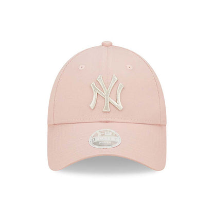 Cappellino 9FORTY Regolabile New York Yankees Metallic Logo Donna Rosa