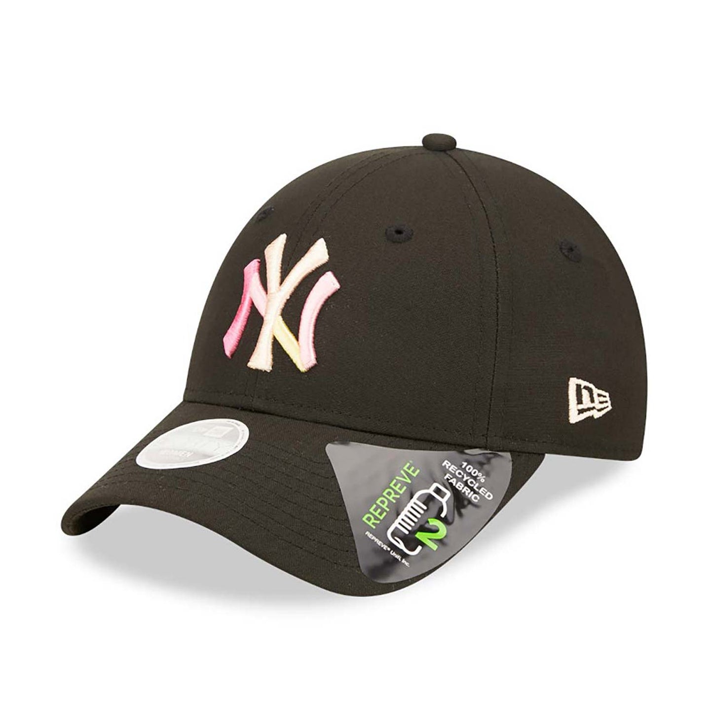Cappellino 9FORTY Regolabile New York Yankees Repreve Block Logo Donna Nero