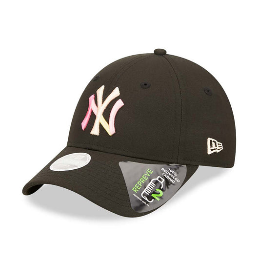 Cappellino 9FORTY Regolabile New York Yankees Repreve Block Logo Donna Nero