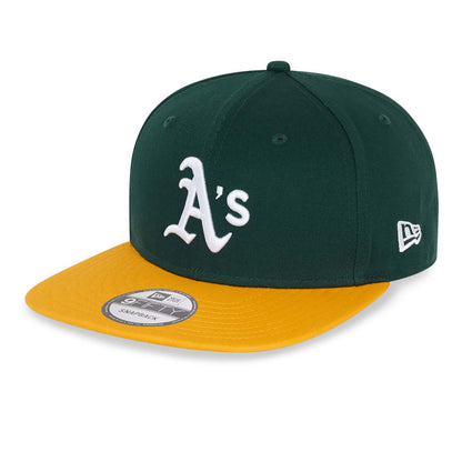 Cappellino 9FIFTY Snapback Oakland Athletics MLB Essential Verde scuro