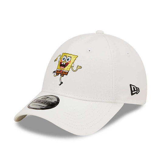 Cappellino 9FORTY regolabile Spongebob Squarepants Nickelodeon Bianco